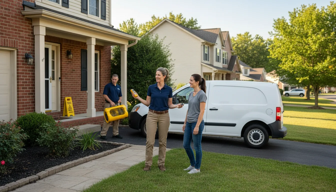 Water restoration image for Fire And Smoke Damage Restoration in Saint Charles, VA
